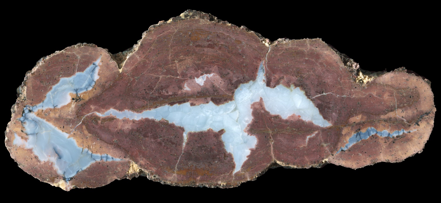 Beautiful Marsing Area Thunderegg with White Opal and Agate