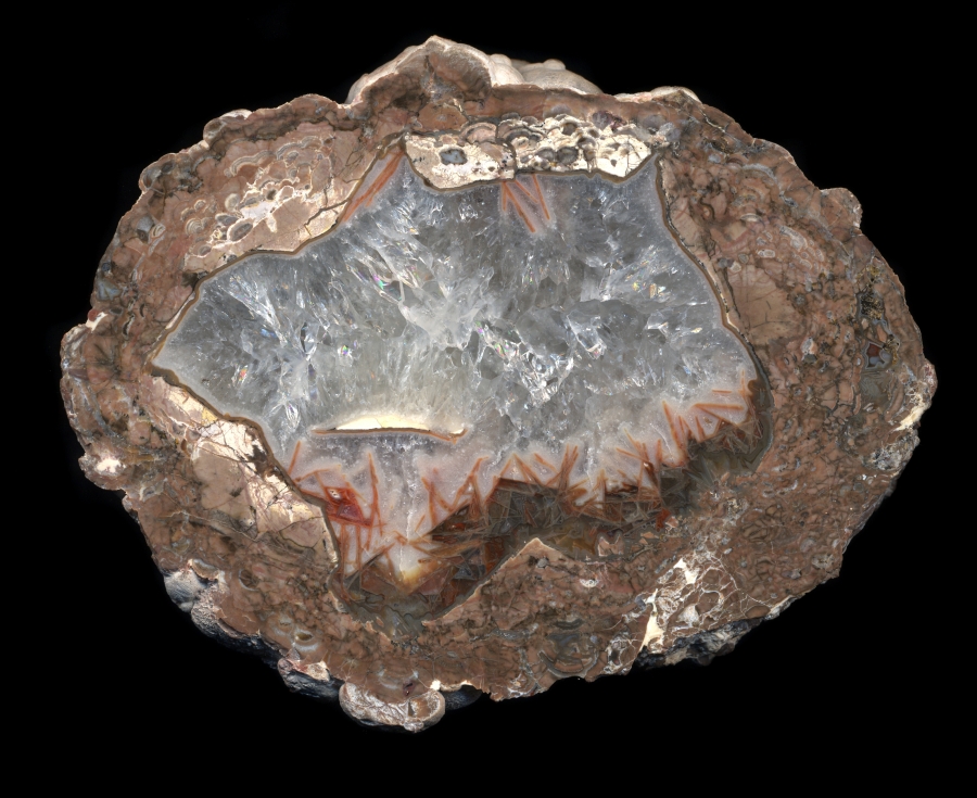 Large Crystalline Baker Thunderegg with Sagenite Needles