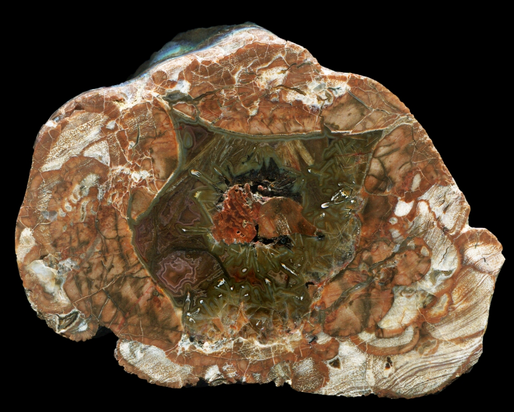 Baker Thunderegg with Complex Pseudomorph Core