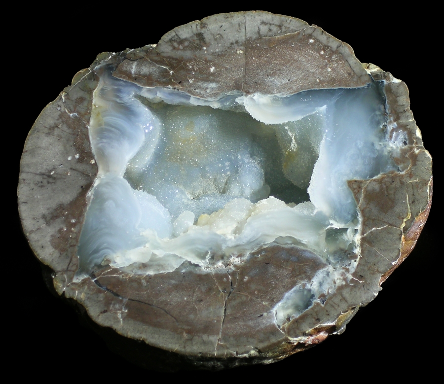 Simple Clanton Draw Thunderegg with Cloud Agate