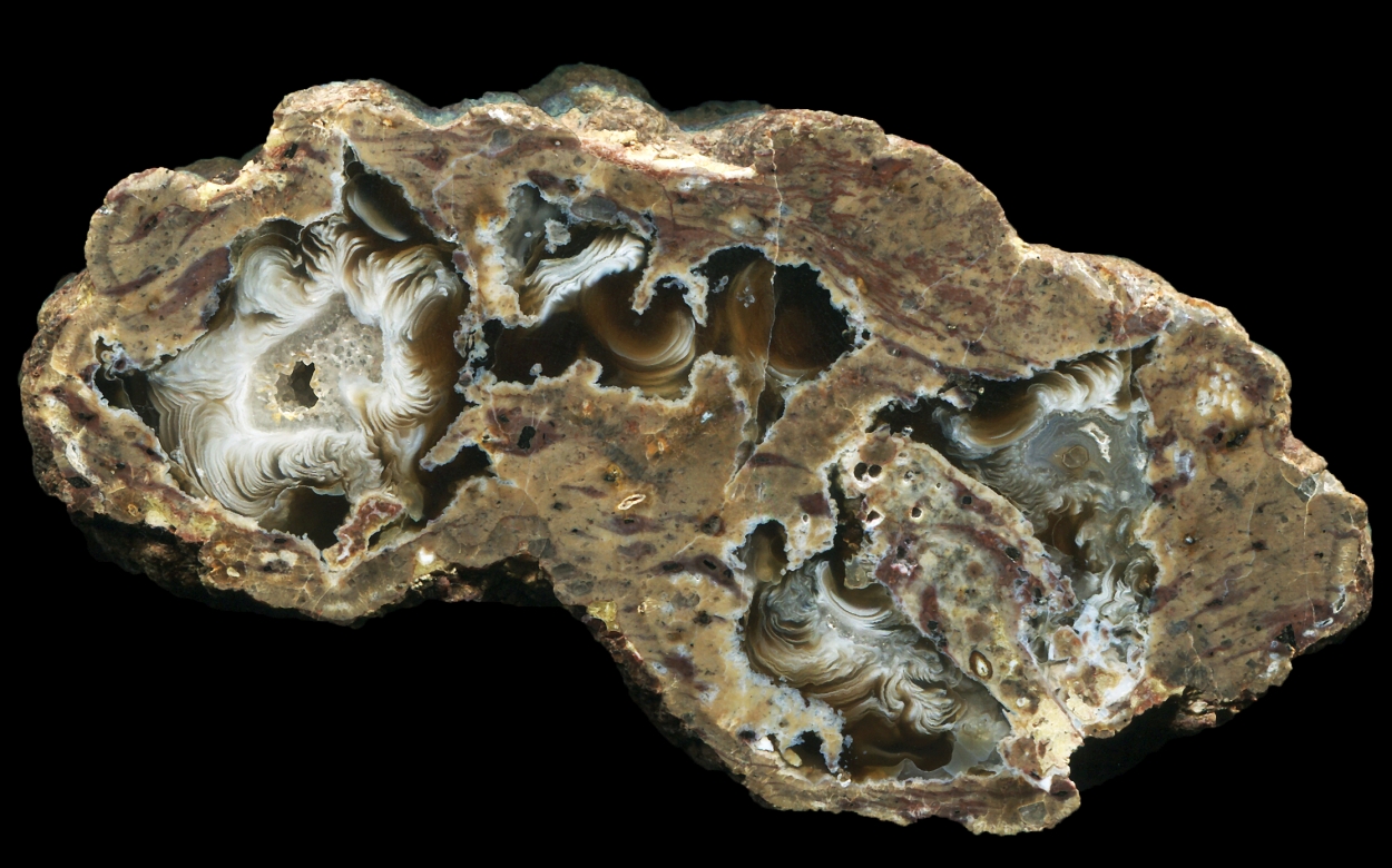 Soldier's Farewell Thunderegg with Cloud Agate