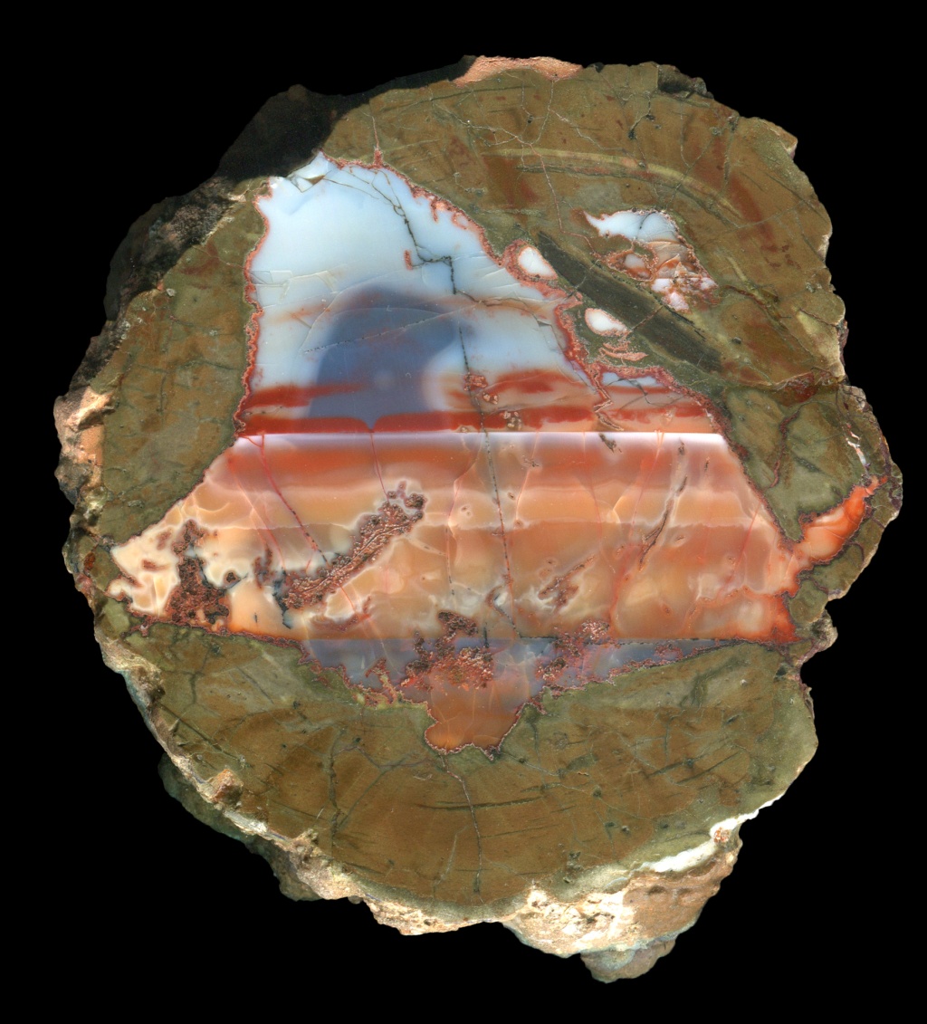 Extremely Colourful Opal Bed Thunderegg