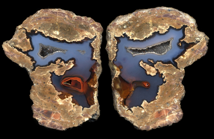 Friend Ranch 'Butterfly' Thunderegg Pair
