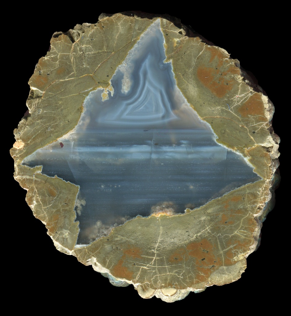 "Close to Bed 3" Specimen with Gentle Clear Agate