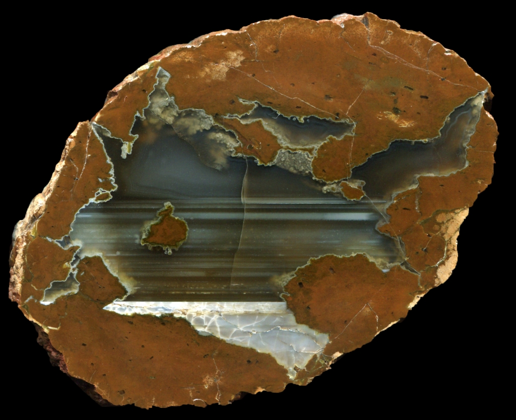 Specimen with Waterlines and Opal