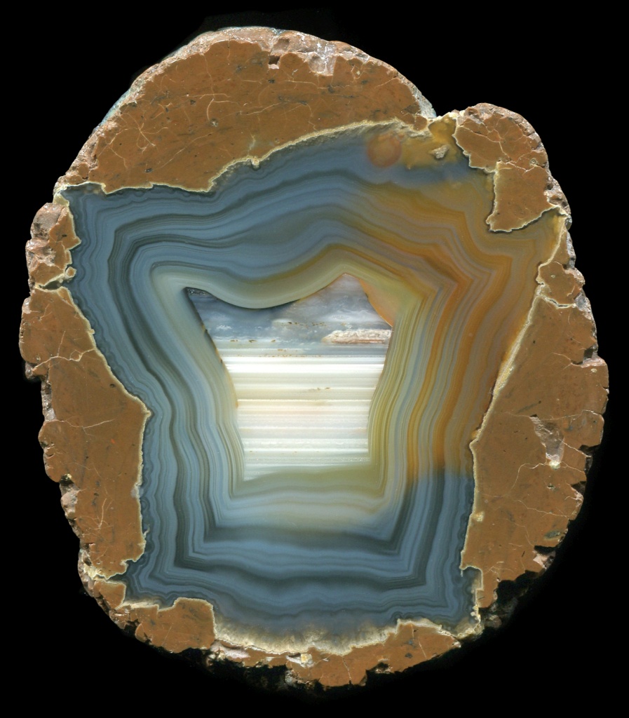 Richardson Ranch thunderegg with Beautiful Banding and Shadowing