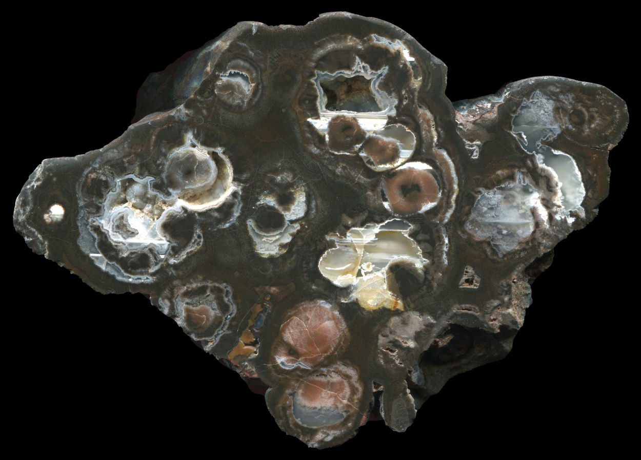 Hooker Creek Thunderegg Conglomerate with Dark Matrix