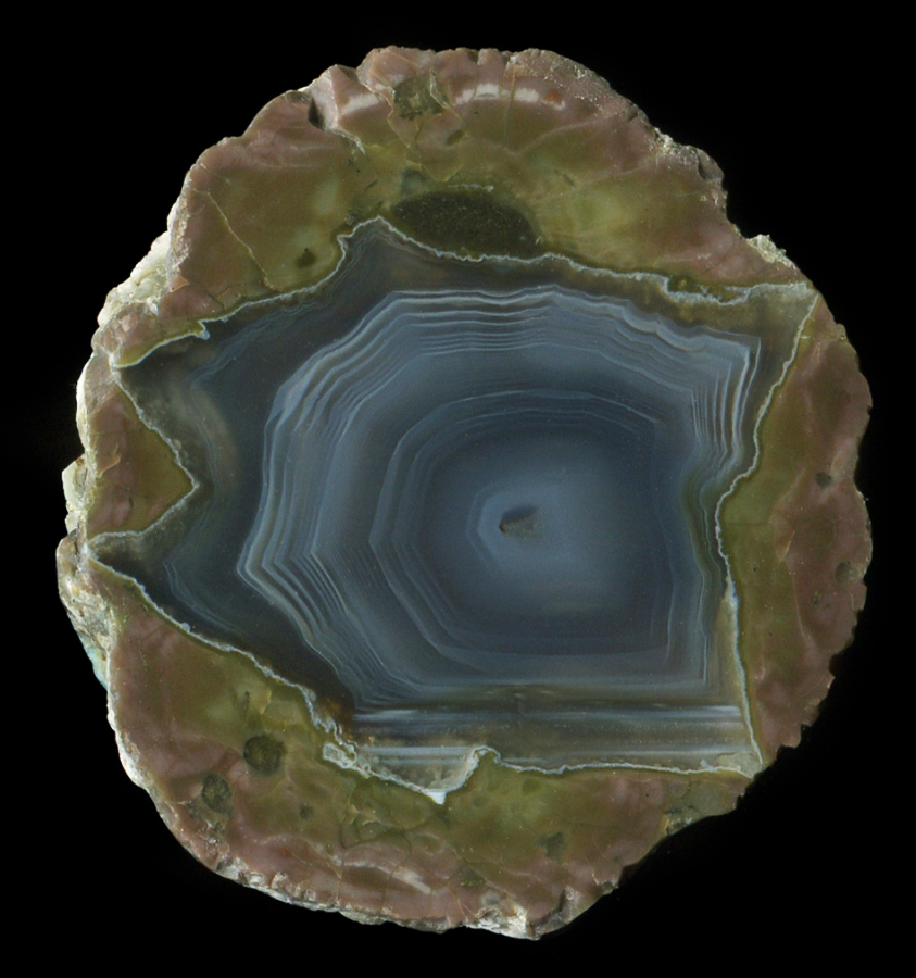 Eddy Bed Thunderegg with Fine Bands