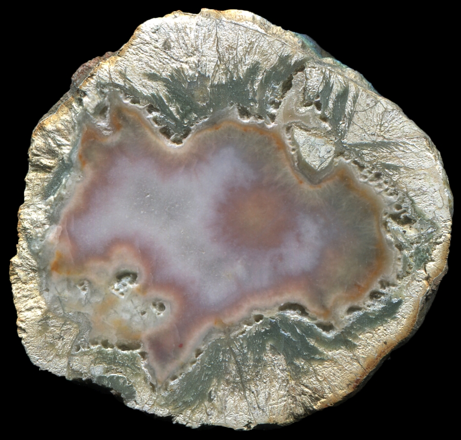 Naches River Bed #2 Thunderegg with Pink Core