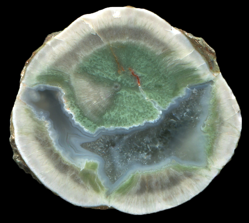 Small Green Naches River Bed #2 Thunderegg