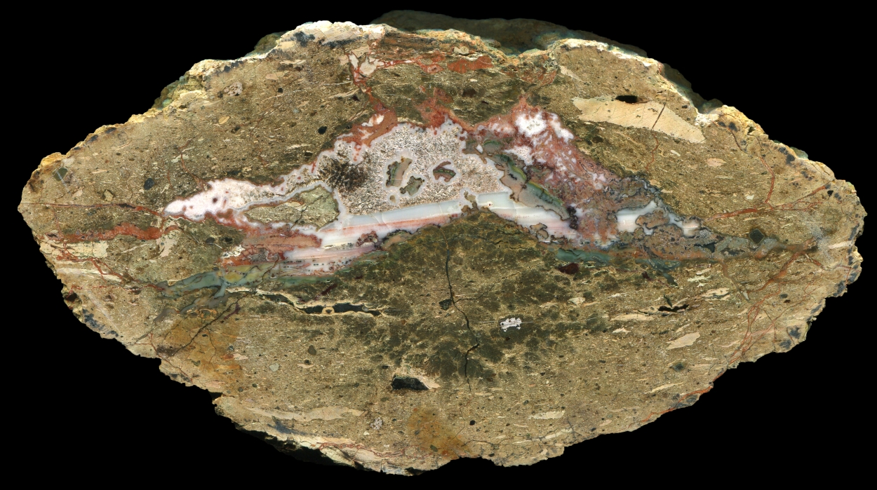 First Creek Thunderegg with Pink and Green