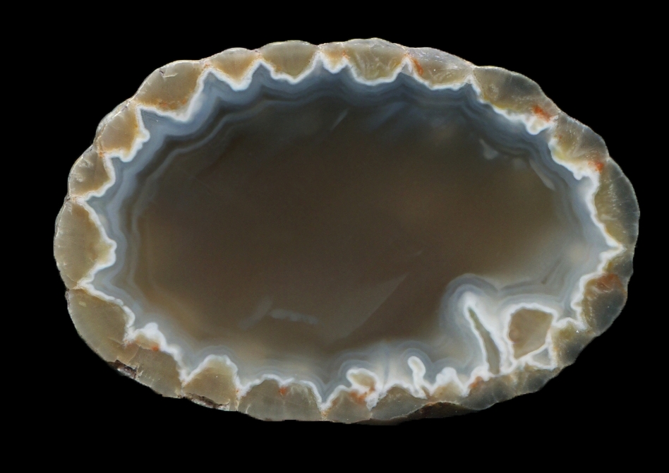 Little Naches River, Bed 2.5 Thunderegg with Clear Brown Agate