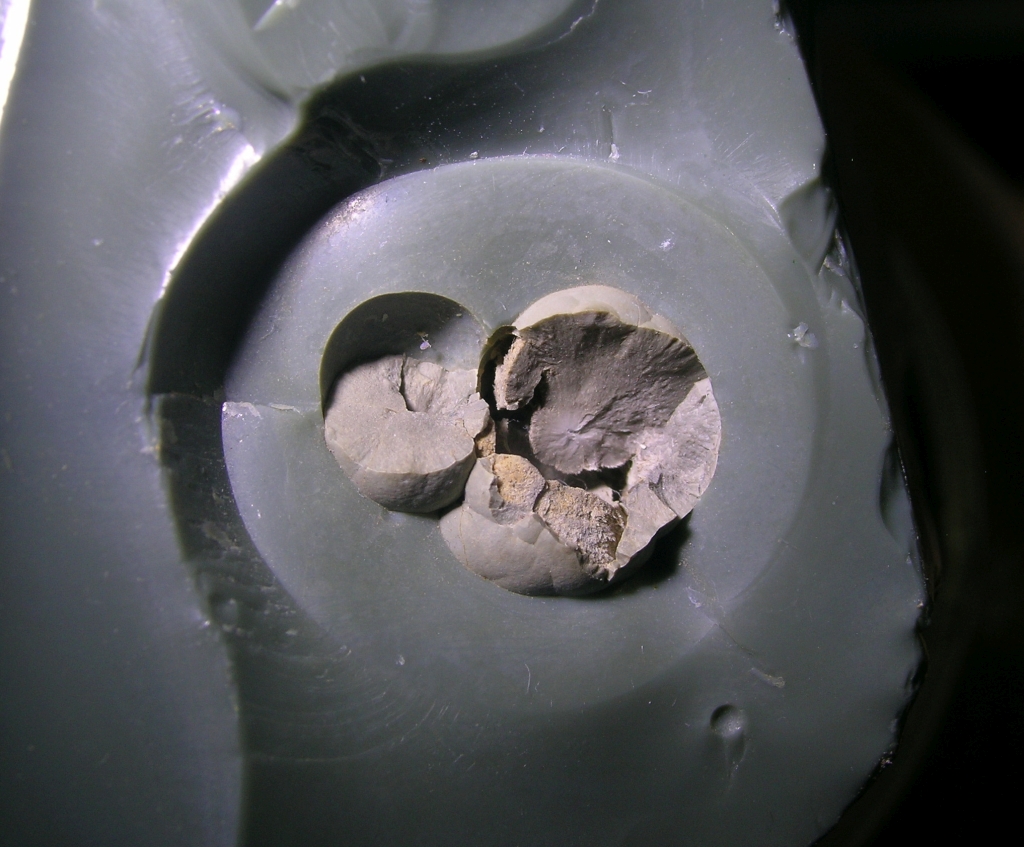 Burns Spherulitic Obsidian Detail of Double Thunderegg
