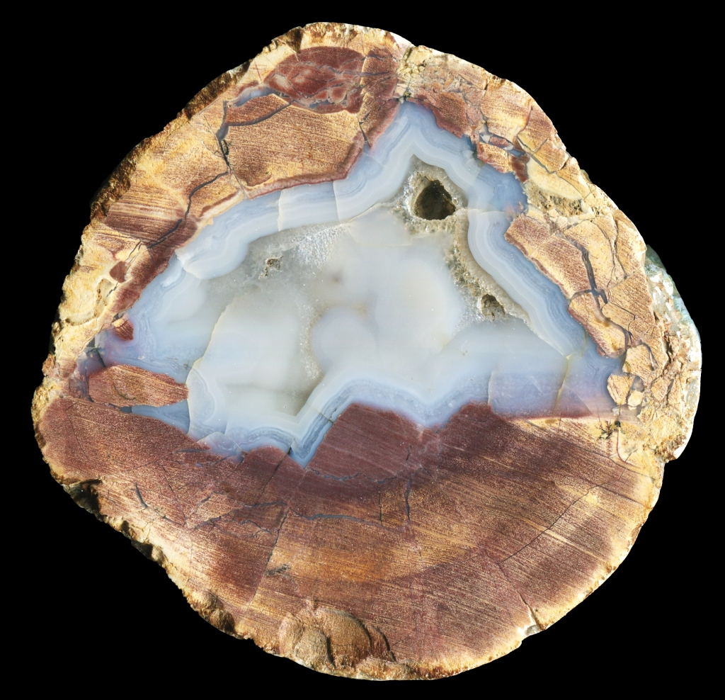Pike's Creek Thunderegg with Pale Agate